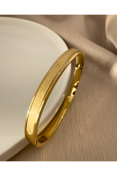 Samu Accessories مشبك مسطح من الفولاذ اللامع - غولدن ستاردست