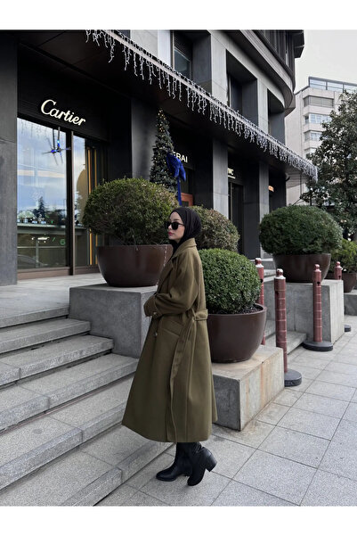 Melvien Kemerli Kaşe Kaban Yeni (YÜN)