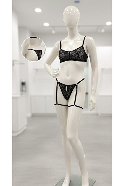 PASSIONE Dantelli Fantazi Alt String Jartiyer kilot