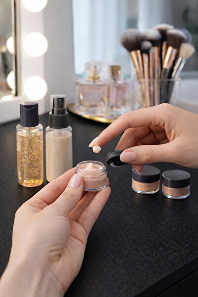 DrBambu 7 Parça Seyahat Bakım Seti Seyehat Boy Doldurulabilir Bakım Seti (Fer...