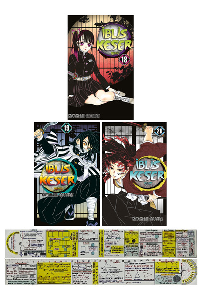 Gerekli Şeyler Yayıncılık İblis Keser 18-19-20. Ciltler Manga Seti + Özel Cetvel