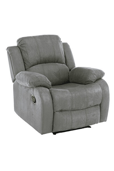 DFH Askoy Gray Textile Recliner Chair 87x92x97 cm