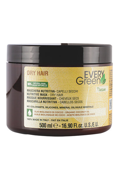 EveryGreen DRY HAİR – KURU SAÇLAR İÇİN BESLEYİCİ SAÇ MASKESİ 500ML