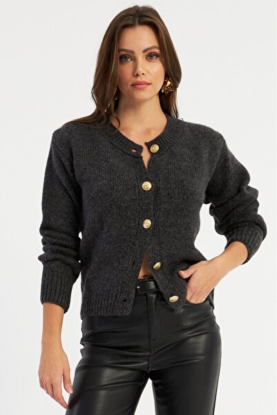 Be Best Women's Anthracite Cardigan Be284