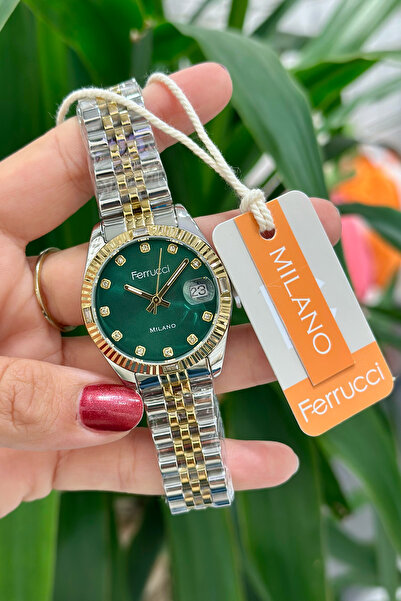 Ferrucci Çelik Kordon Su Geçirmez Garantili Kadın Kol Saati