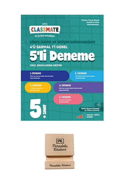 Okyanus Yayınları 5. Sınıf Classmate 4 Sarmal 1 Genel Süreç İzleme Değerlendi...