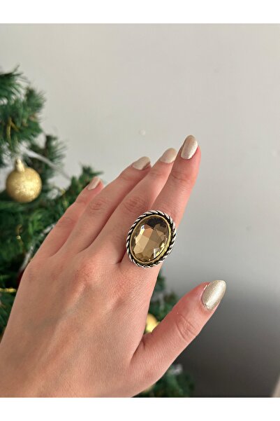 Charmist خاتم من الفولاذ بتصميم زر