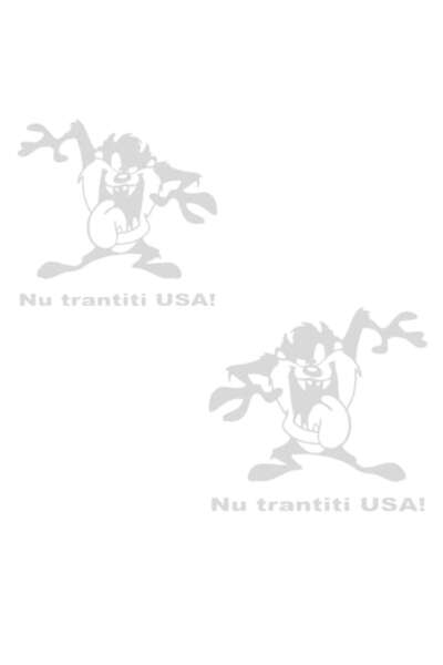 Oracal Set doua stickere taxi, uber, bolt, nu trantiti usa, 15cm fiecare, gri