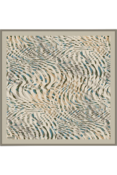 Cacharel Beige Silk Twill Scarf