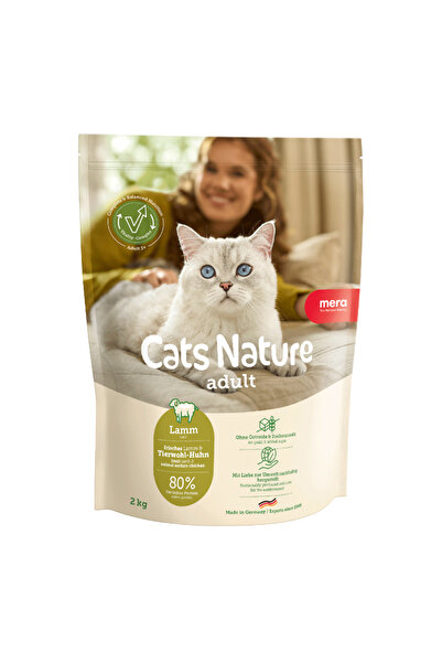 Mera Cats Nature Tahılsız Kuzu Etli Yetişkin Kedi Maması 2 Kg
