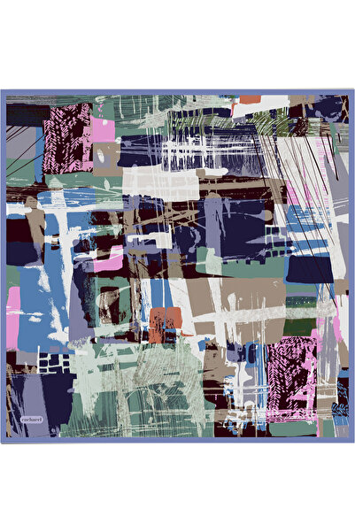 Cacharel Blue silk twill scarf