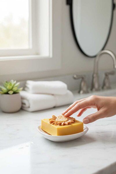 Begonia Accessories صابون ديكور مصنوع من الزيوت العشبية والخلاصات العطرية، يساعد على تنشيط الجو ويتميز بالعلاج العطري.