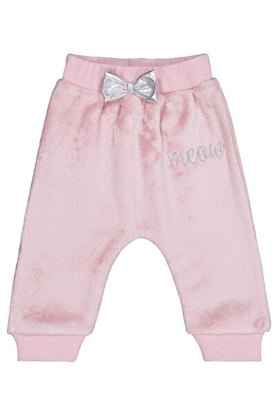 Civil Baby Bell Bow Meow Embroidered 6-18 Months Sweatpants - Lilac 18-24 Months