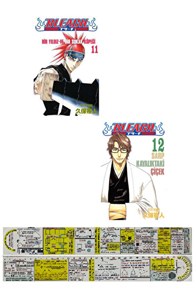 Gerekli Şeyler Yayıncılık Bleach 11-12. Ciltler Manga Seti + Özel Cetvel