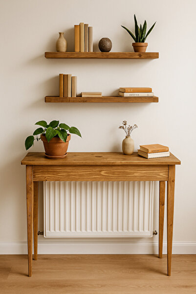 Woodymoda Ahşap Dresuar Petek Üstü 2'li Raf Çalışma Masa Mutfak Düzenleyici 1...