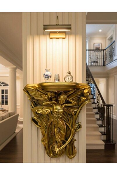 Mirsa Global Dekoratif Niş Duvar Süsü Kadın Fügürlü Duvar Biblosu