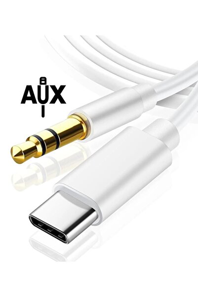 harry Type-c To 3.5 mm Aux Audio Örgü Kablo Araç İçi Uyumlu Aux Kablosu Araç İçi Dönüştürücü