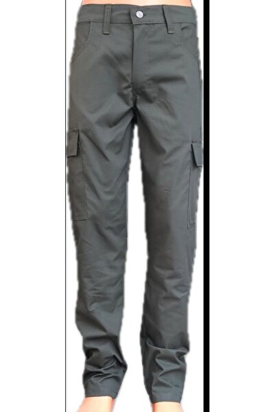 BeyzDenim Work Pants Charcoal Gray Stretch Ripsstop Color-Fast Fabric 4 Seasons Plus Size Cargo