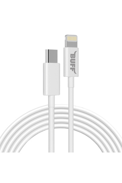 Buff BL69 Type-C - Lightning 3 A 20 W 1,2 m Kablo - Beyaz