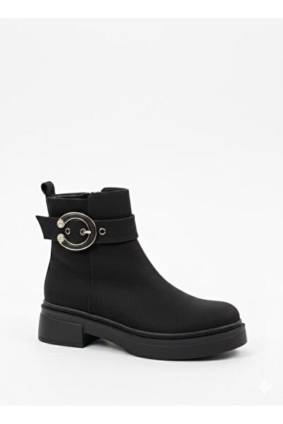 PUNTO 209138 حذاء نسائي أسود يومي بسحاب