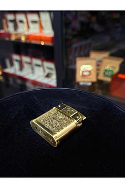 Çakmaklar Antik Gold Desenli Lüks Gazlı Çakmak | Klasik & Şık Tasarım | Özel ...