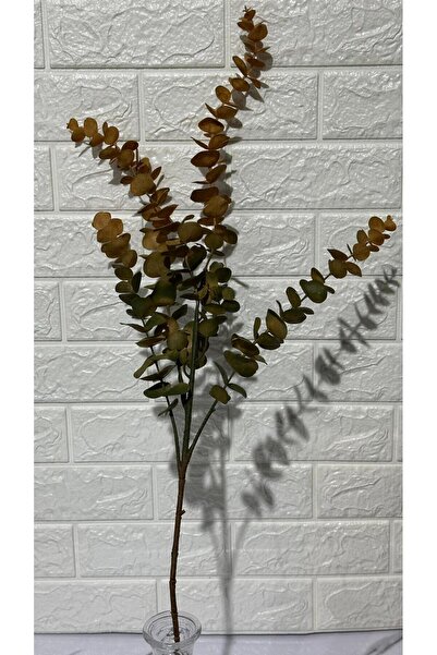 greeneyehome OKALİPTUS YAPAY ÇİÇEK SARI-YEŞİL 85 CM