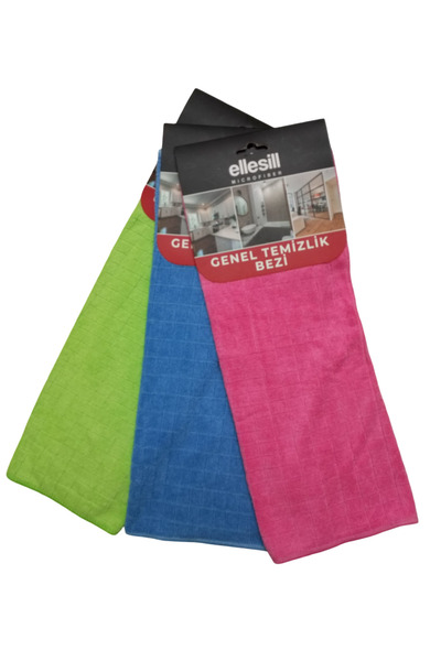 balkonda قطعة قماش للتنظيف العام، 3 عبوات من الألياف الدقيقة، مناسبة لجميع ال...