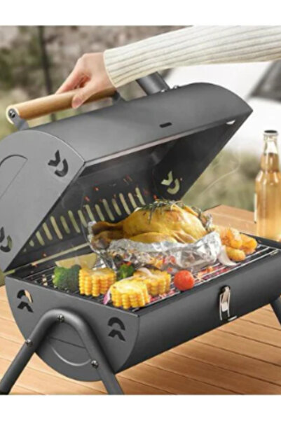 OEM Multifunctional Portable Grill with Double Stainless Steel Surface and Stable Triangular Stand