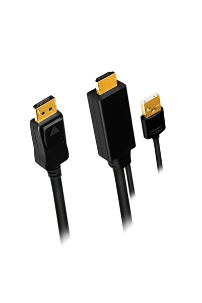 LogiLink Καλώδιο βίντεο LOGILINK, HDMI (T) 1.4 + USB (T) σε DisplayPort (T) 1.2, μαύρο
