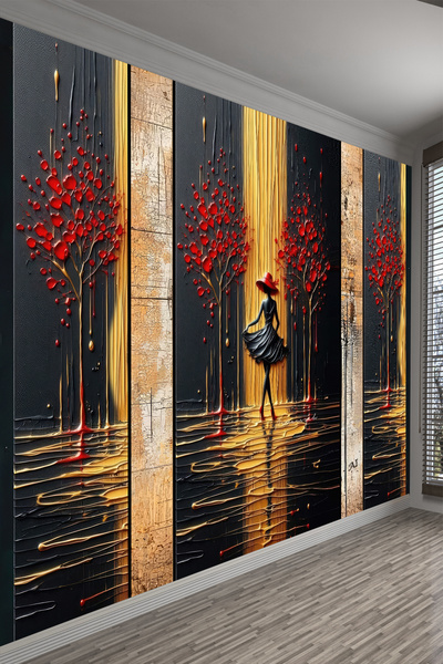 dreamwall Sanatsal Figürlü Tekstil Duvar Kağıdı