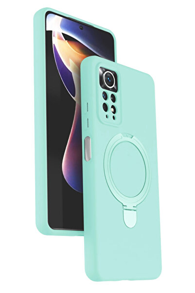 NewFace غطاء OZLSTOR Xiaomi Redmi Note 12 Pro 4G Regal Magsafe مع حامل - (181...