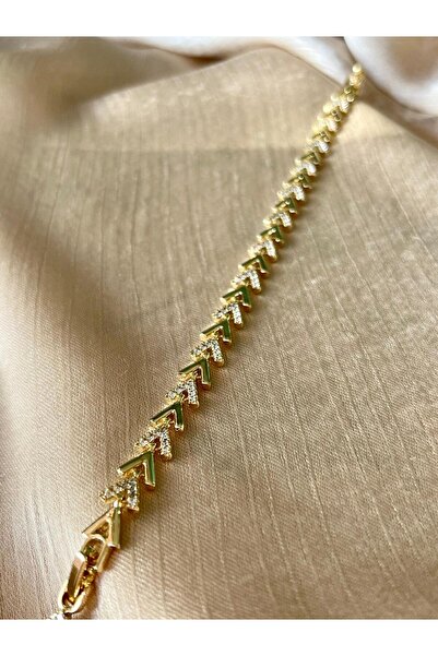 D&Z ACCESSORİES سوار نسائي أنيق قابل للتعديل على شكل حرف V مرصع بحجر الزركون ...