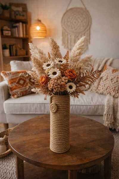 SOFT HOME BOHEM DEKORATİF VAZO