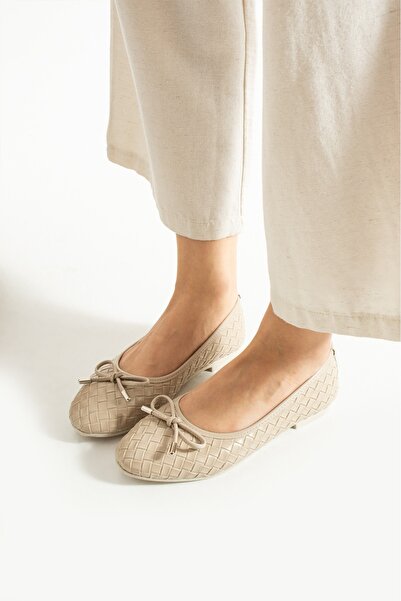 misio shoes Monit Women's Bowknot Casual Ballet Flats