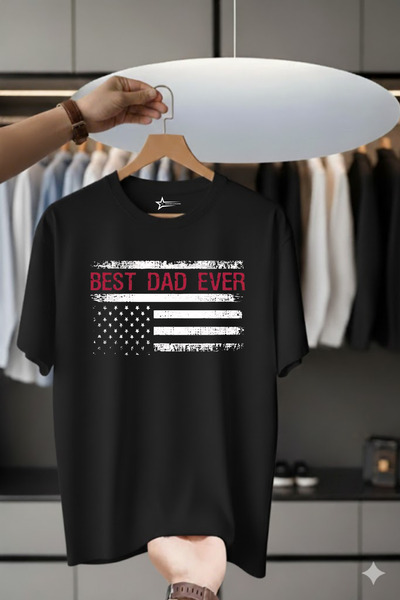 İnazuma Outdoors Unisex Oversized Printed Cotton Crew Neck Short Sleeve Black T-Shirt Beast Dead Ever