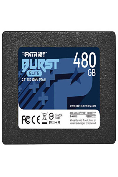 Patriot Μονάδα δίσκου στερεάς κατάστασης, 2,5" 480 GB Burst Elite SATA3, 450 ...