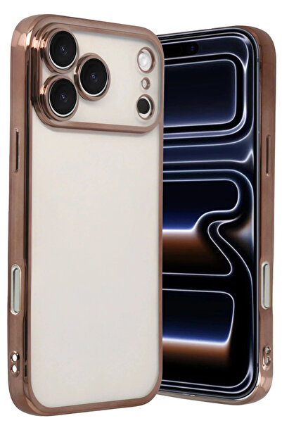 NewFace OZLSTOR Apple iPhone 17 Pro Max سيليكون مع عدسة - (181439) Desert Tit...