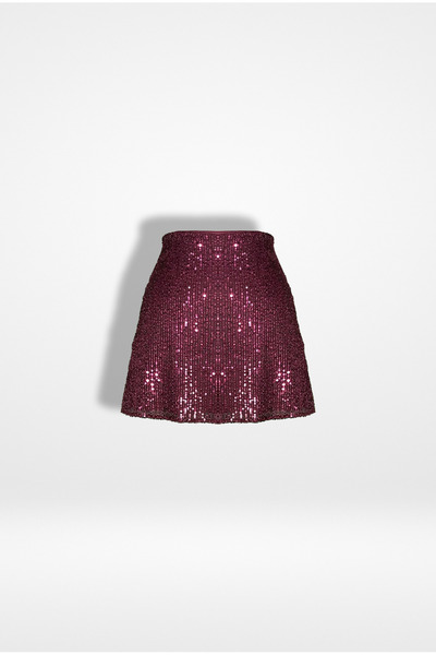 Muu&Lorg Bordo Mini Pul Payet Etek