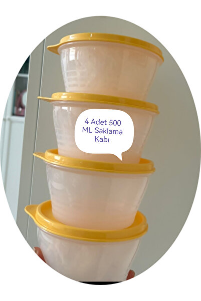 Tupperware 4 Pieces of 500 ml Storage Containers.