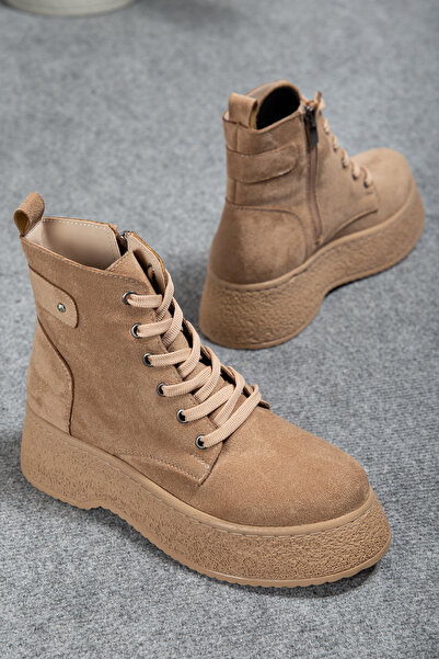 Mc vay Shoes Cizme din piele artificială pentru femei cu pietre aplicate cu șireturi și fermoar Cizme și cizme pentru femei