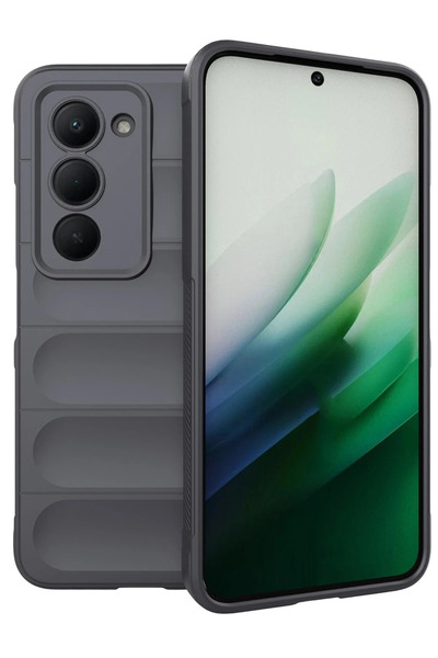 NewFace غطاء حماية سيليكون أوبتيمم (180258) لهاتف شاومي ريدمي 15 4G - رمادي