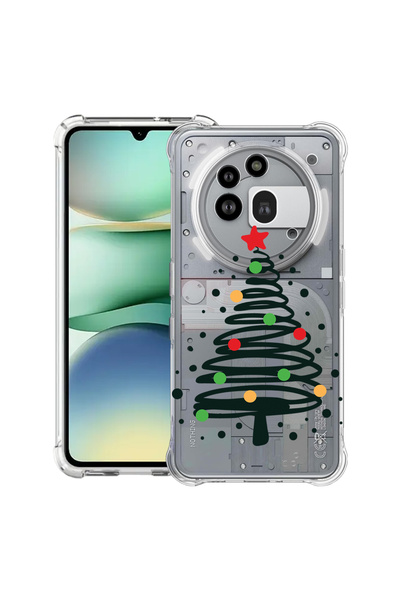 bestcase Θήκη Husa Anti Shock συμβατή με Nothing Phone (3a) Pro, Christmas Tree
