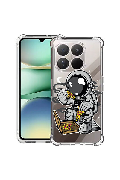 bestcase Husa antișoc compatibilă cu Motorola Edge 70, Astronaut Pizza