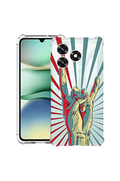 bestcase Husa antișoc compatibilă cu Honor X5c Plus / X5c, Rock Festival