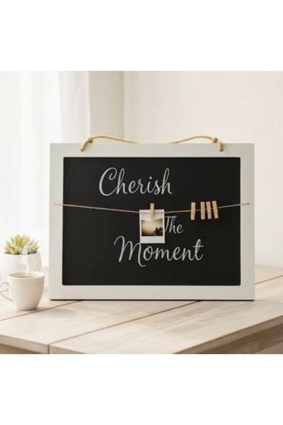 Generica Wooden hanging chalkboard