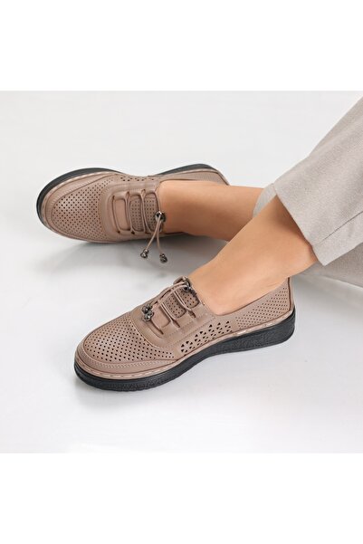 GGM Ascan eco leather brown women's casual shoes, size 37