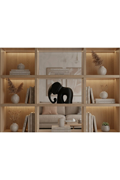 Kafs Store Şans Getiren Fil Figürü - Estetik Kitaplık ve Orta Sehpa Aksesuarı...
