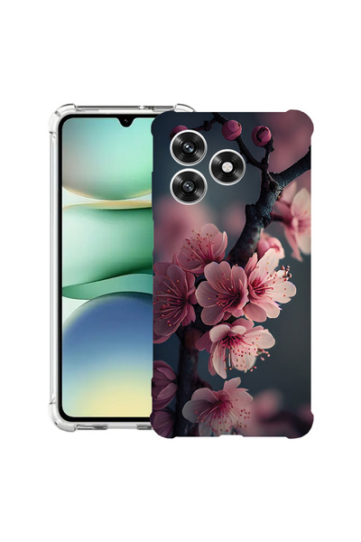 bestcase Θήκη Husa Anti Shock συμβατή με Honor X5c Plus / X5c, Cherry Blossom