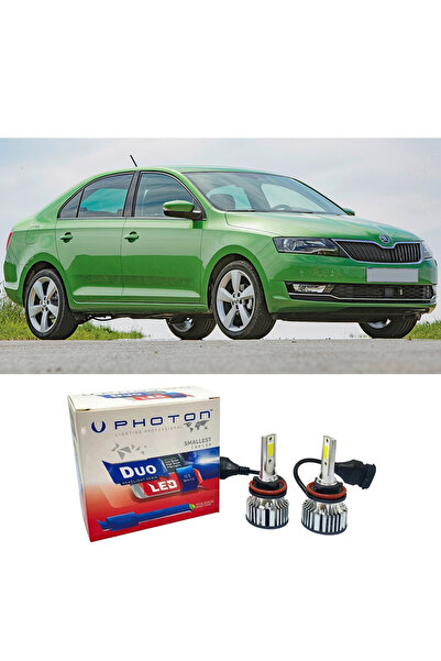 Photon Skoda Rapid Kısa Far Ampulü H7 Duo Yeni Seri Beyaz 2013-2019