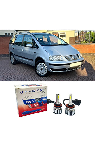 Photon Vw Sharan Tek Merçekli Far İçin H4 Duo Yeni Seri Beyaz 2001-2010